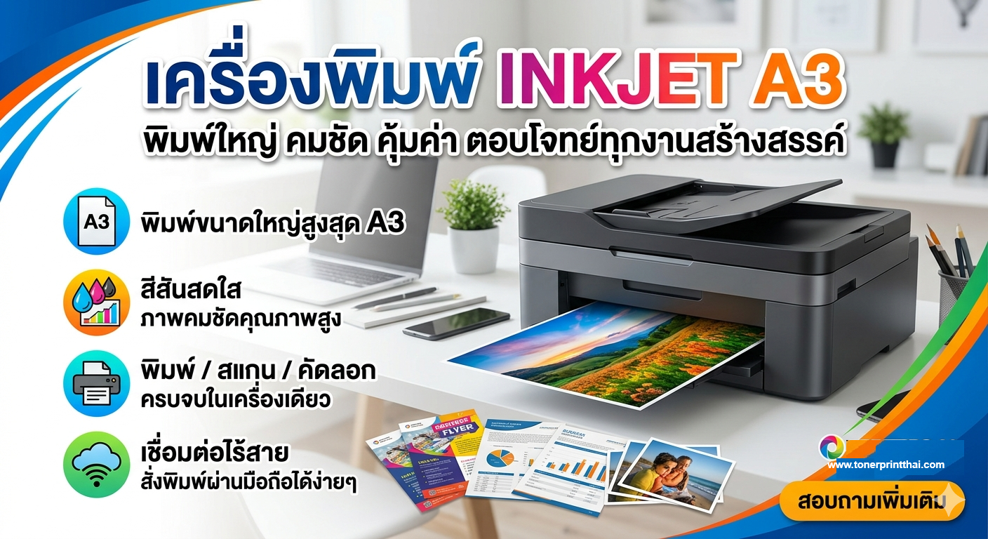 เครื่องปริ้นเตอร์ INKJET A3