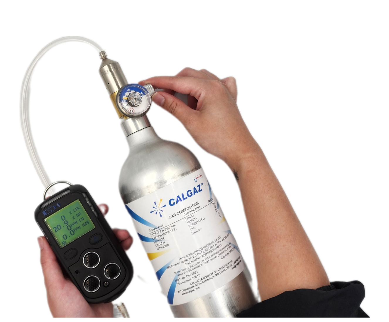 Calibration Gas 3 How to calibrate gas detector