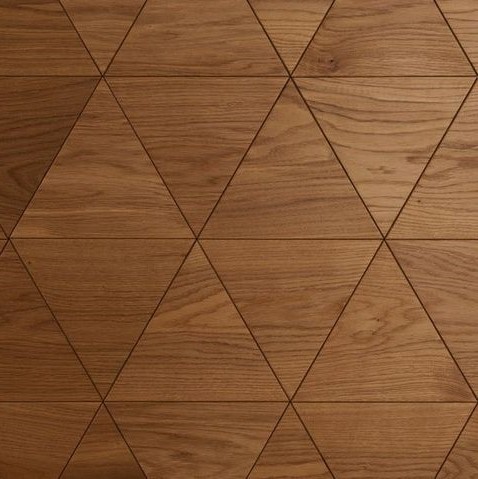 ไม้จัดลาย triangle