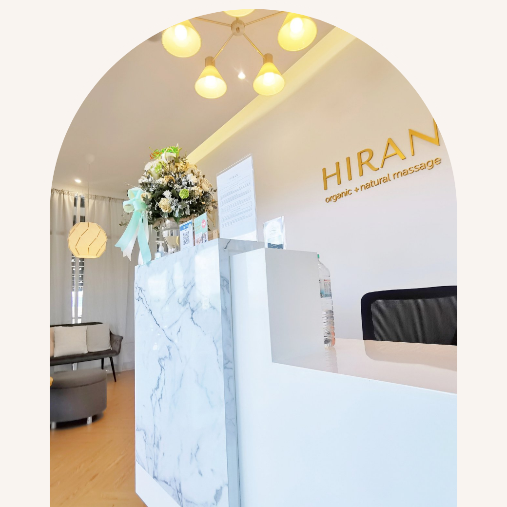 Hiran Organic Massage Reception