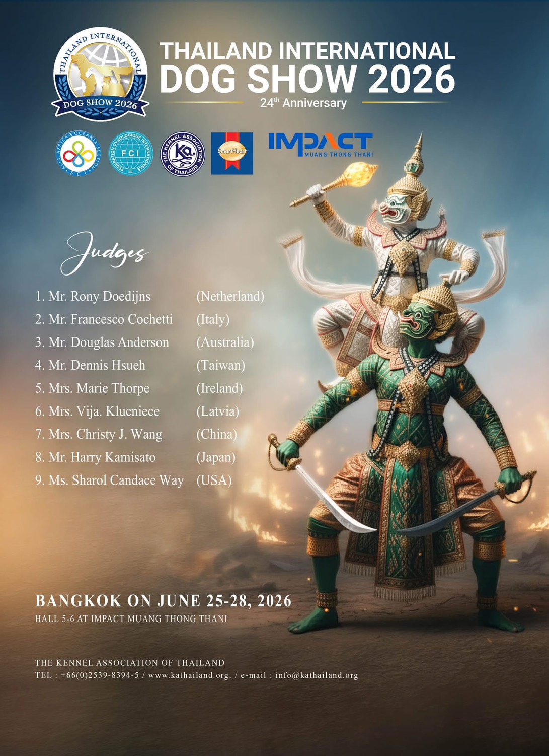SmartHeart presents 24th Thailand International Dog Show 2026