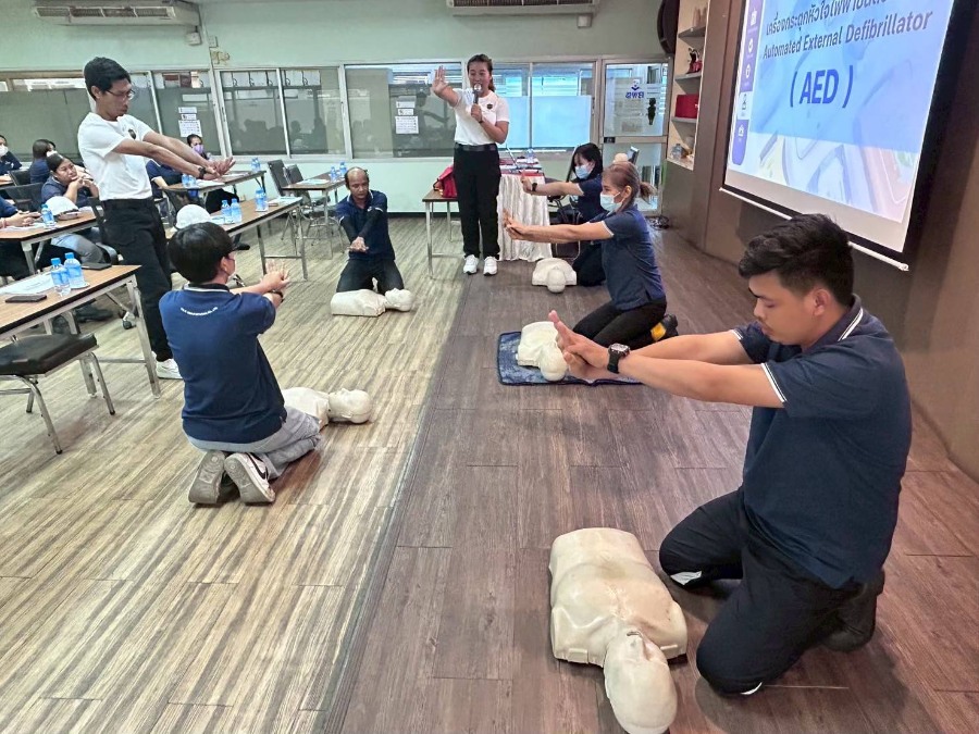 หลักสูตรอบรมปฐมพยาบาลเบื้องต้นและการช่วยชีวิตขั้นพื้นฐาน