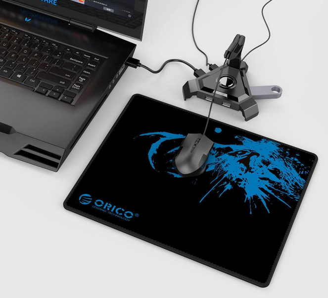 รูปแบบการใช้งานแผ่นรองเม้าส์ผ้า (Mouse Pad) ORICO เย็บขอบสีดำ (25x30 cm.) หนา 4 มิล