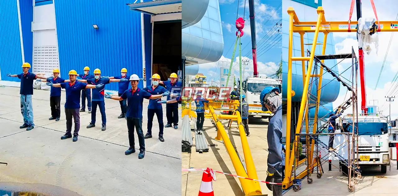 ช่างยึดเกาะวัสดุ Rigger Crane