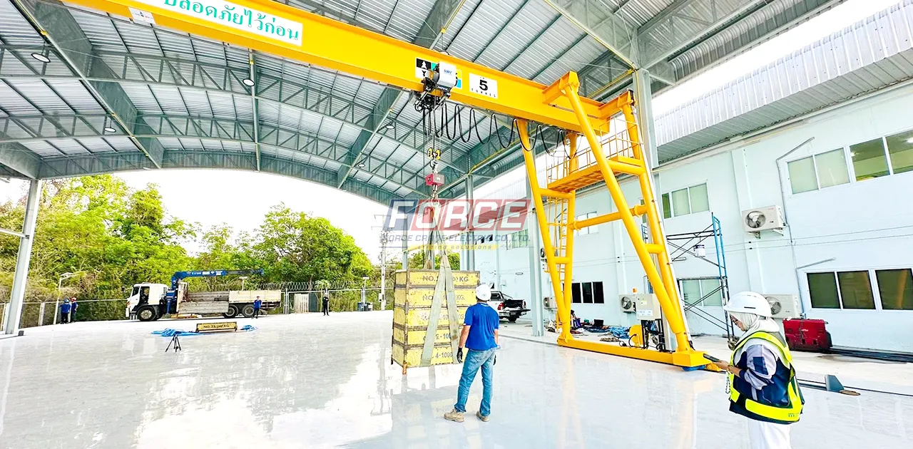 การเลือกใช้ประเภทเครน บริษัท ติดตั้งเครนโรงงาน สมุทรปราการ