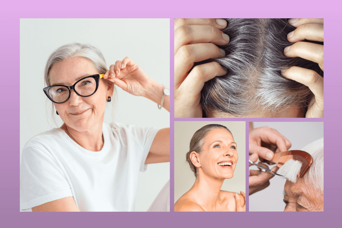 ผมหงอกเกิดจากอะไร ปัญหาผมหงอก ผมหงอกก่อนวัย ผมหงอกช้าลง ผมหงอกเร็ว ปิดผมหงอก