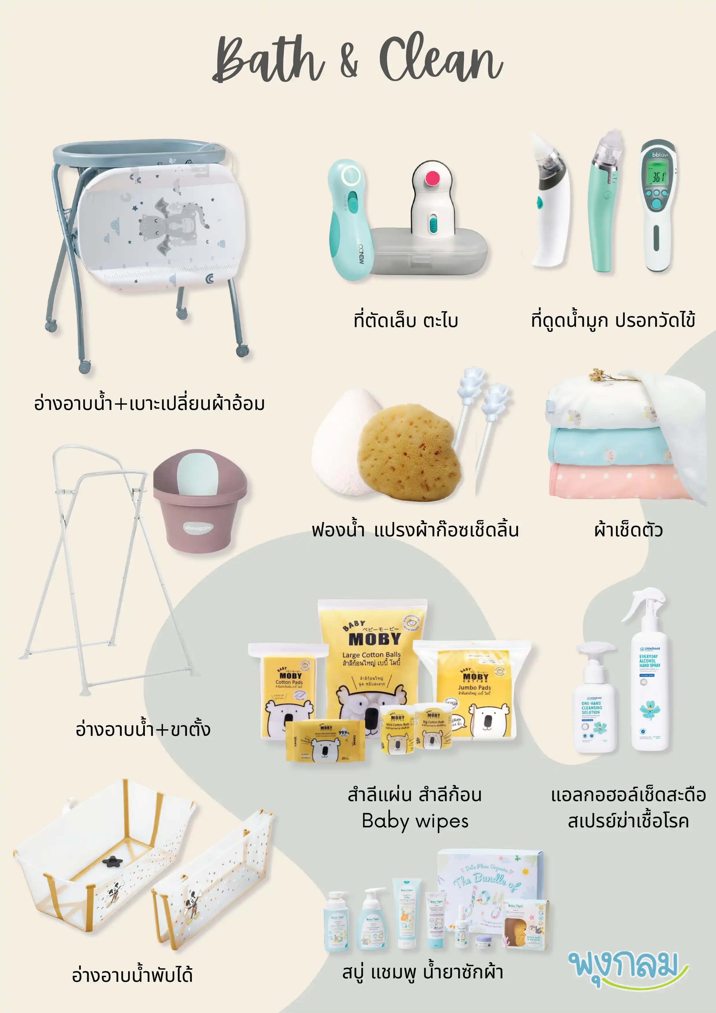 เช็คลิสต์เตรียมคลอด อาบน้ำเด็กแรกเกิด เช็คลิสต์เตรียมคลอด อาบน้ำเด็กแรกเกิด
