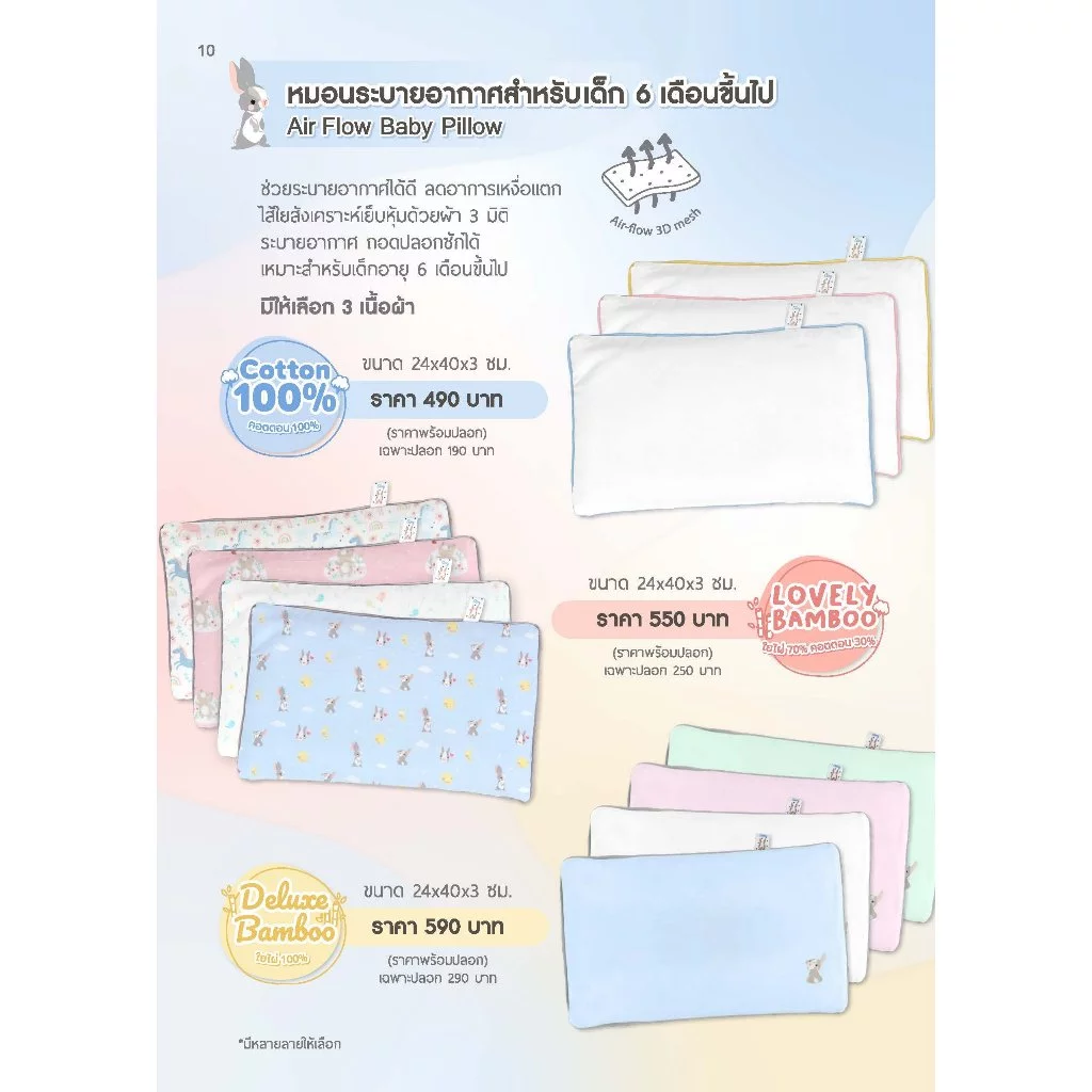 AIRY หมอนระบายอากาศ รุ่น Deluxe (1y+) (2)