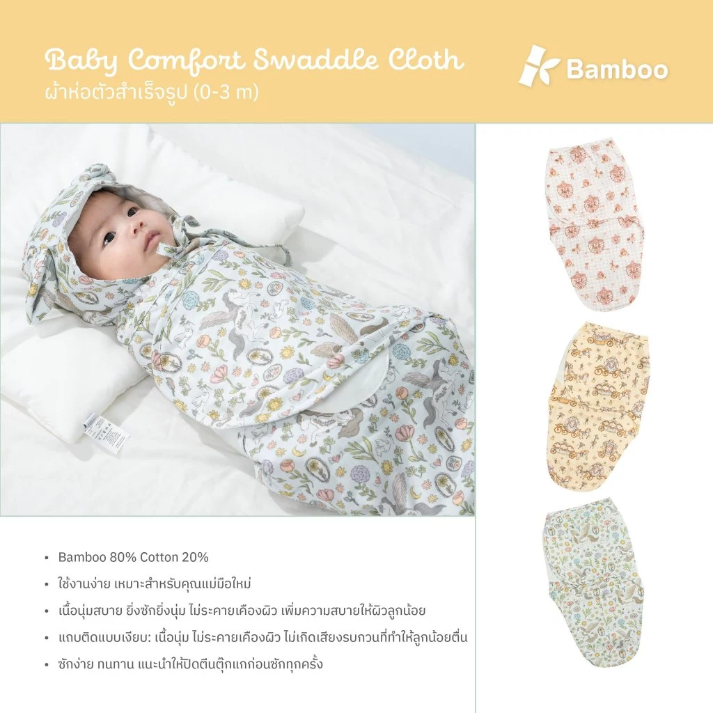  BABY & CO ผ้าห่อตัวเด็กอเนกประสงค์