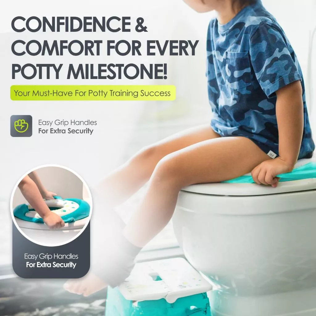 BBLUV Pöti ที่เสริมรองนั่งชักโครกเด็ก มีหูจับแบบนิ่ม (1y+)