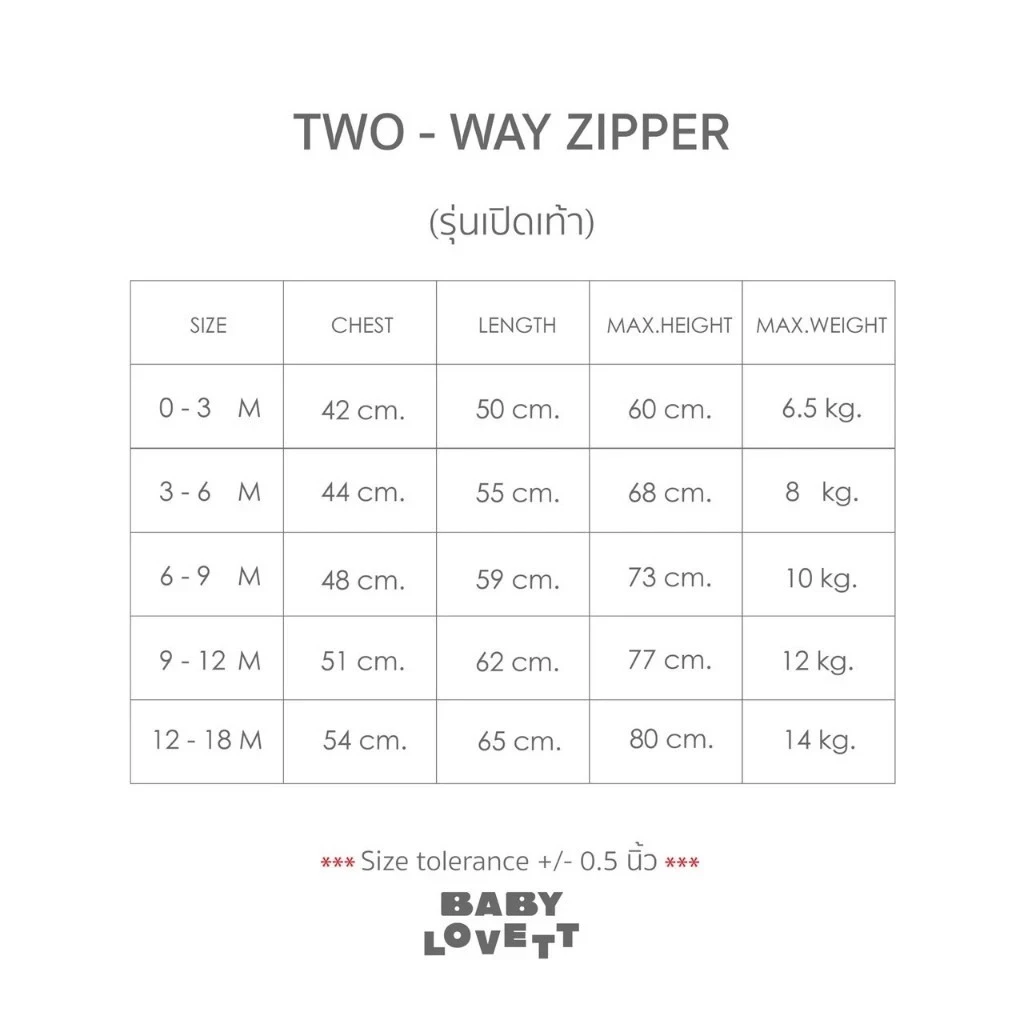 BabyLovett ชุดนอนเด็กเปิดเท้า ผ้า Rayon นุ่มพิเศษ ระบายอากาศดี (0-18 เดือน)