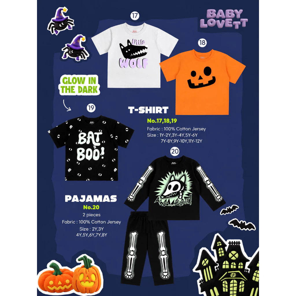 Babylovett Boo Halloween - T-Shirt เสื้อยืดนุ่ม ใส่สบาย (1) Babylovett Boo Halloween - T-Shirt เสื้อยืดนุ่ม ใส่สบาย (1)