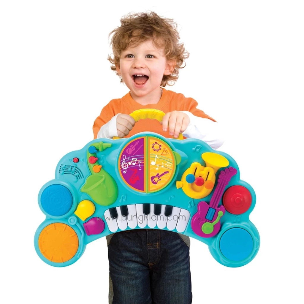Bkids เครื่องเล่นดนตรี Rockin' Tot 10-in-1 Music Center ของเล่นเด็ก เสริมพัฒนาการ (6)
