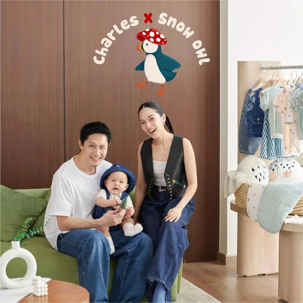 Charles x Snow Owl ชุดยีนส์เด็กโต 1-5 ขวบ Denim Vintage