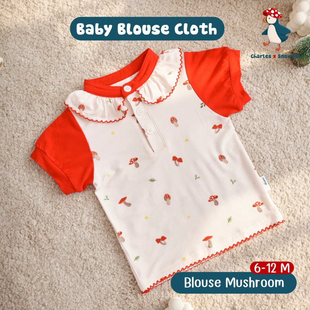 Charles x Snow Owl เสื้อเด็ก รุ่น Blouse (6-12m)