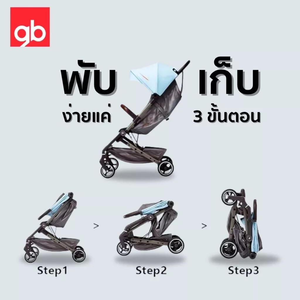 GB รถเข็นเด็ก รุ่น Flam Plus 