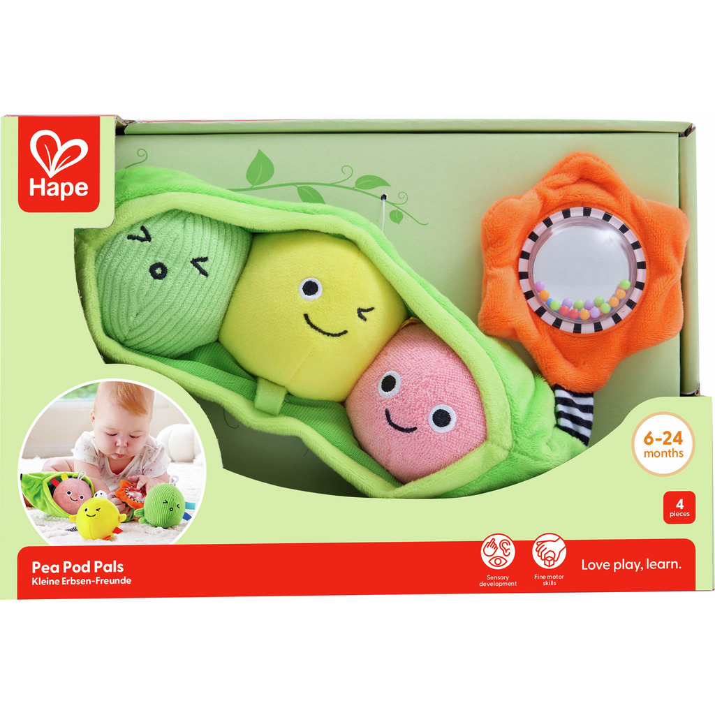 Hape ของเล่นฝักถั่ว 3 ชิ้น