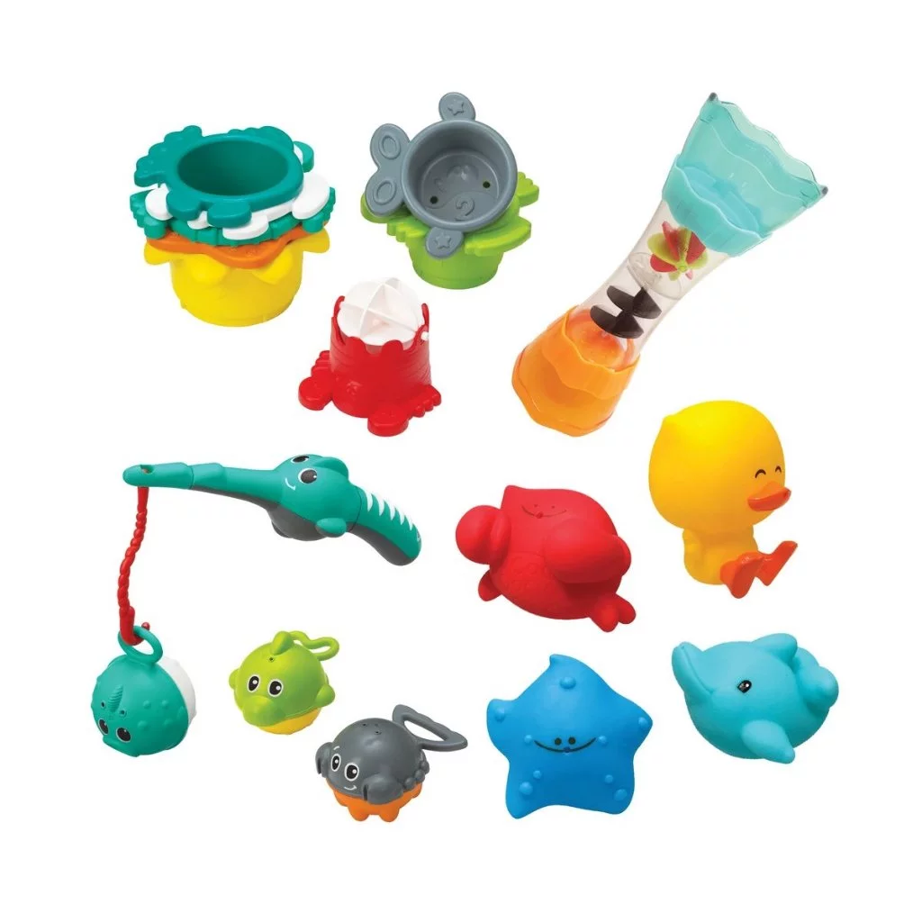 INFANTINO ชุดรวมของเล่นในน้ำ Splish & Splash Bath Play Set (3m+) (2)