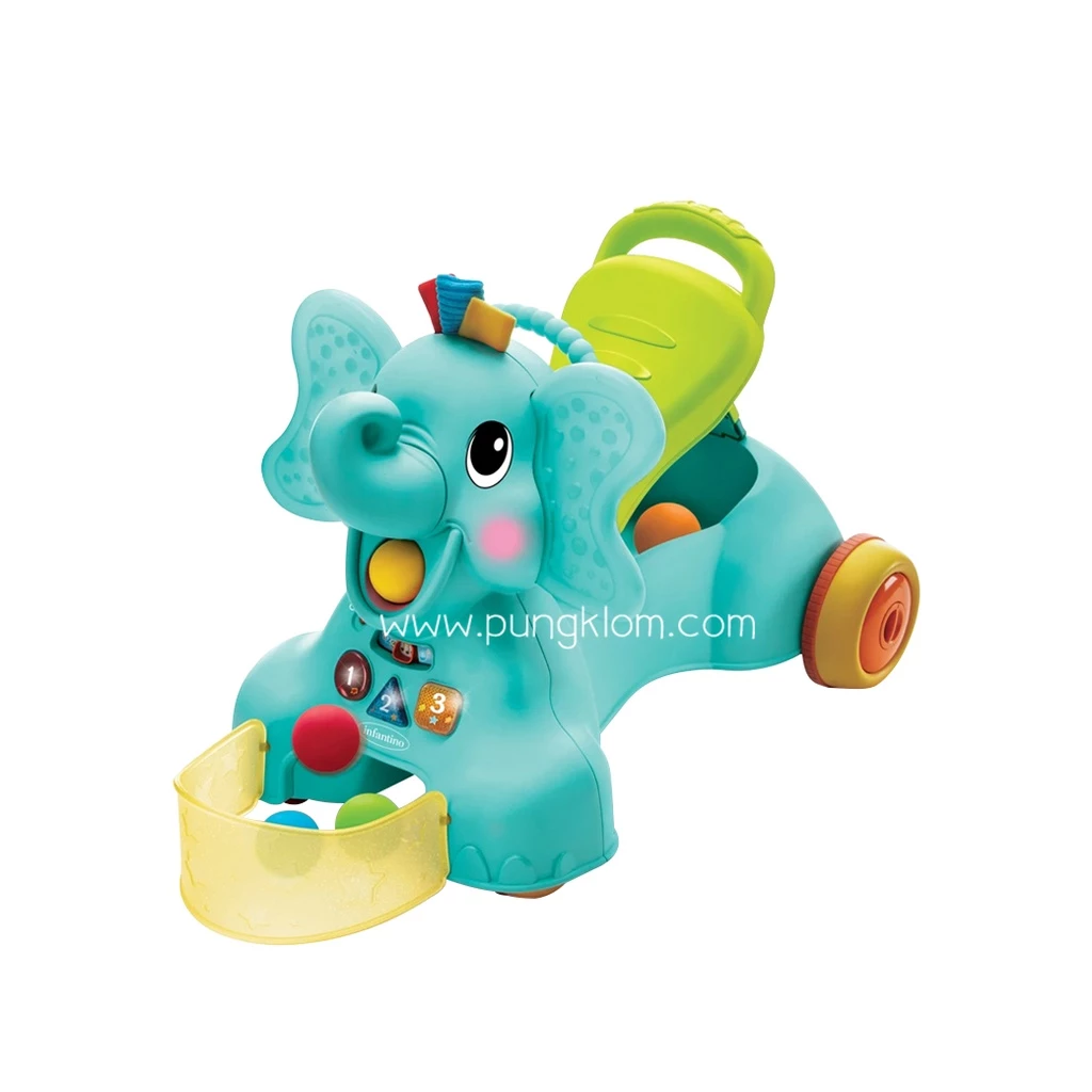 INFANTINO รถหัดเดิน 3 in 1 ช้าง Walk & Ride Elephant (6m+)