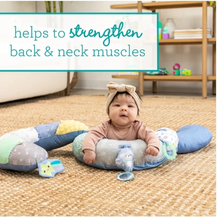 INFANTINO หมอนเกลียวฝึกนั่ง ฝึกคว่ำ 2-IN-1 TUMMY TIME & SEATED SUPPORT