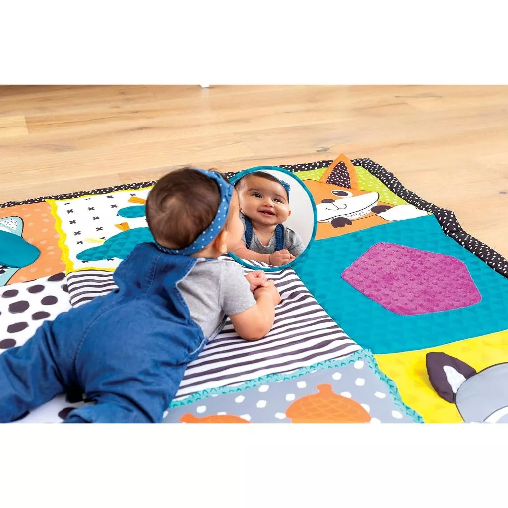 INFANTINO เสื่อรองคลานเด็ก GIANT SENSORY DISCOVERY MAT ขนาด 120x120 ซม.