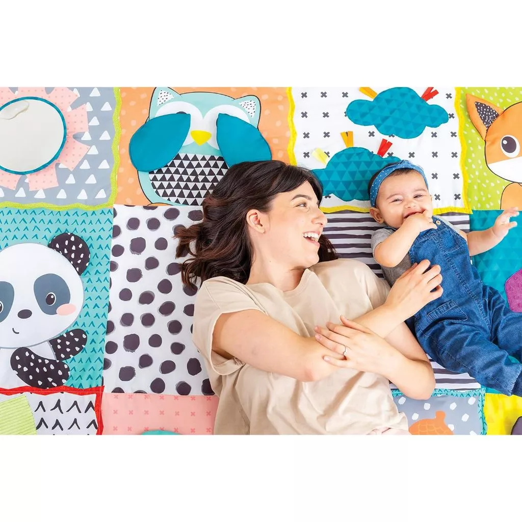 INFANTINO เสื่อรองคลานเด็ก GIANT SENSORY DISCOVERY MAT ขนาด 120x120 ซม.
