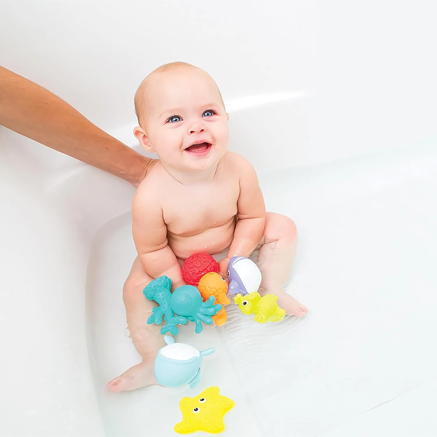 Infantino Aquarium Bath Squirters ชุดของเล่นในน้ำอควาเรีย