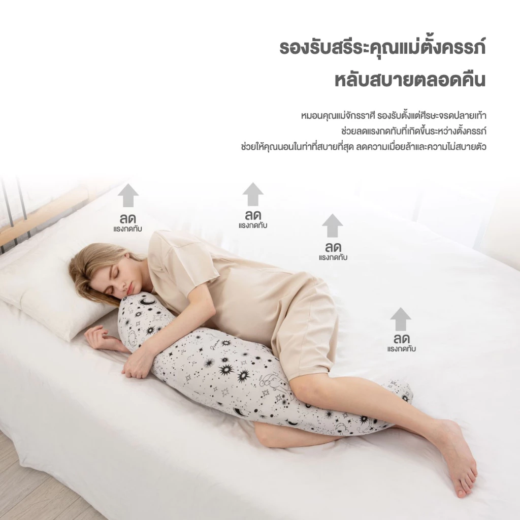 KUKU DUCKBILL PLUS หมอนรองให้นมคุณแม่ ลดความปวดเมื่อย Cool Lactation Moon Pillow