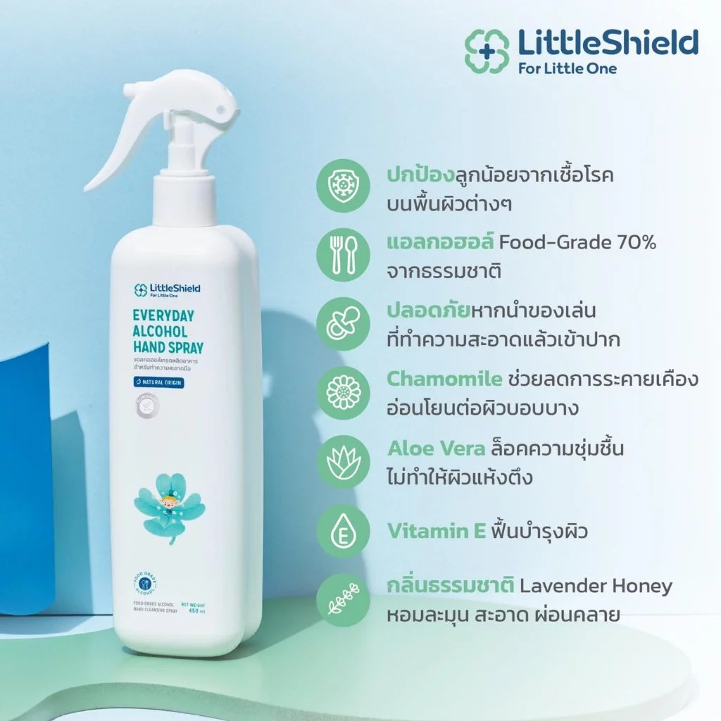 LITTLE SHIELD แอลกอฮอล์แฮนด์สเปรย์