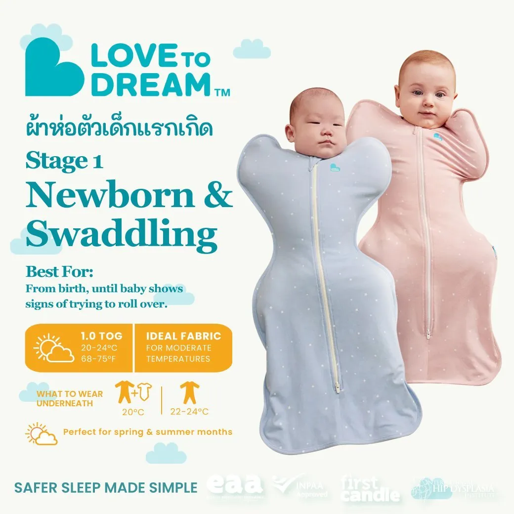 Love To Dream ผ้าห่อตัวเด็ก ภาพสินค้าที่ 1