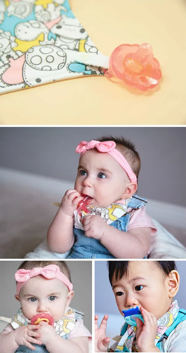 MARCUS & MARCUS ผ้ากันเปื้อนผ้าพันคอ Organic Bandana Pacifier Bib