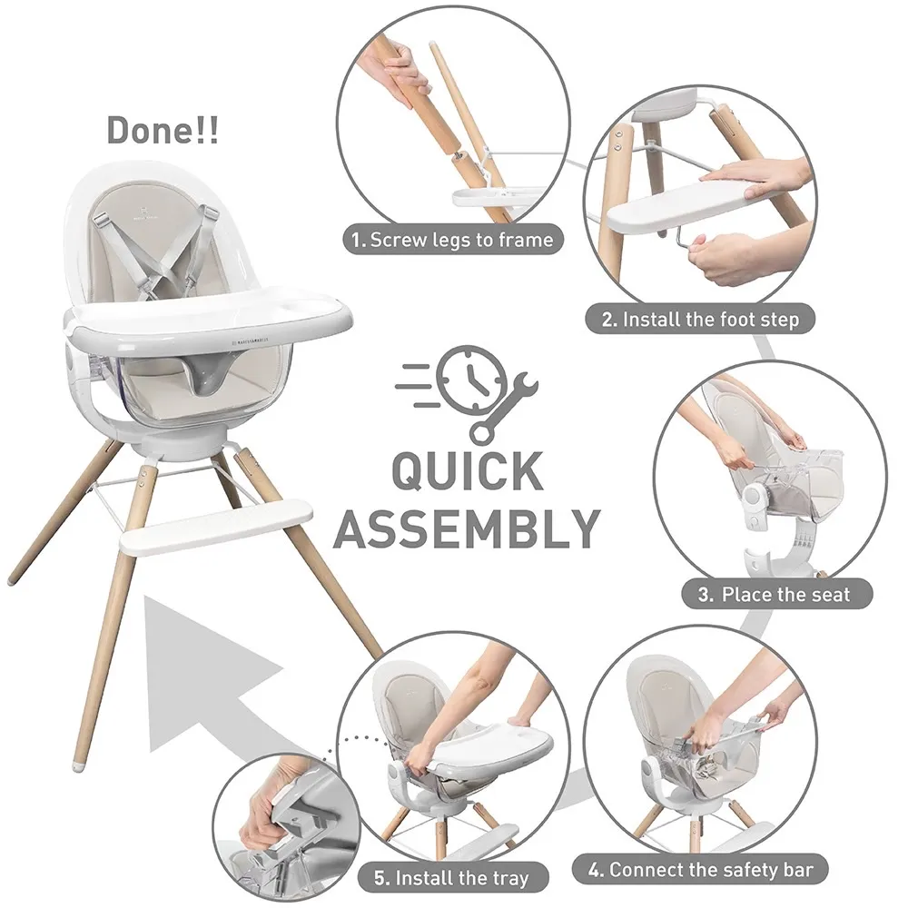 MARCUS & MARCUS เก้าอี้ทานข้าวเด็ก 360° Multi-Stage Chair