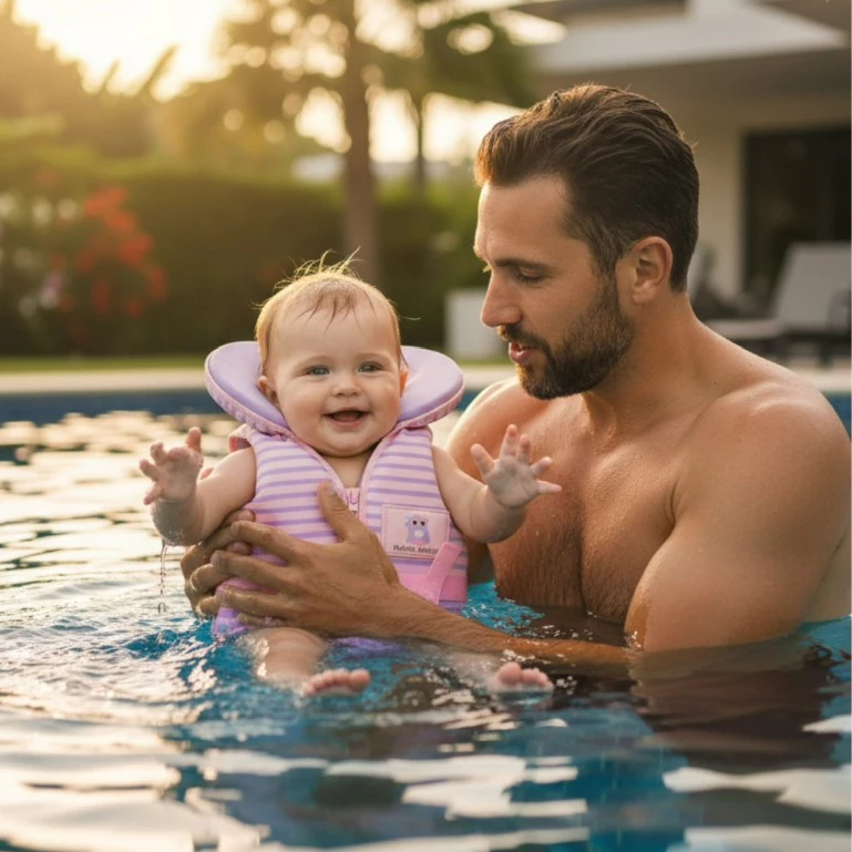 MARCUS & MARCUS เสื้อชูชีพเด็ก พร้อมที่พิงศีรษะ