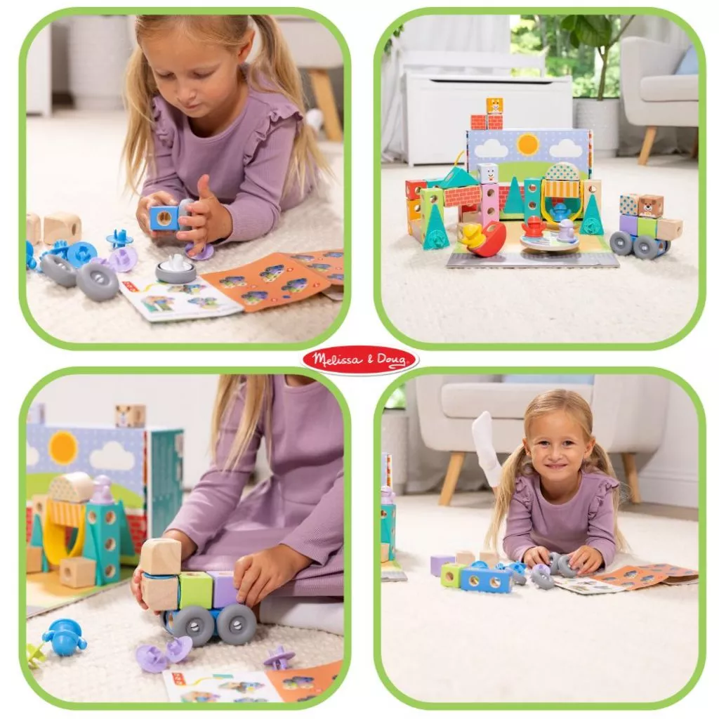 Melissa & Doug Blockables Town Play Set รุ่น 50279 บล๊อกไม้ ตัวต่อ ชิ้นใหญ่ รุ่นสร้างเมือง 73 ชิ้น ของเล่น STEM พกพาง่าย Melissa & Doug Blockables Town Play Set รุ่น 50279 บล๊อกไม้ ตัวต่อ ชิ้นใหญ่ รุ่นสร้างเมือง 73 ชิ้น ของเล่น STEM พกพาง่าย