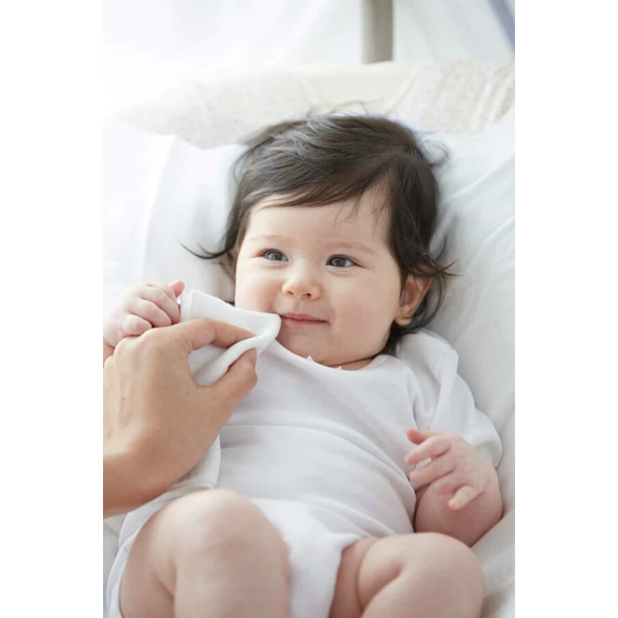 Nappi ผ้าเช็ดหน้าเยื่อไผ่สำหรับเด็ก 12 x 12 นิ้ว (6 ผืน) (2)