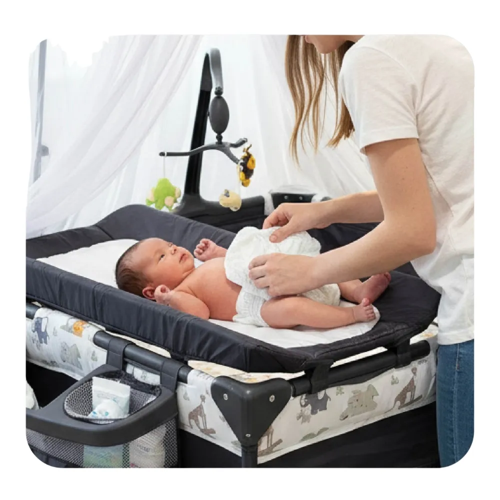 PUNA เตียงนอนเด็ก รุ่น Cubix Nesta สี Cloud Grey เตียงเด็กแรกเกิด ปรับ 2 ระดับ เปิดข้างได้ PUNA เตียงนอนเด็ก รุ่น Cubix Nesta สี Cloud Grey เตียงเด็กแรกเกิด ปรับ 2 ระดับ เปิดข้างได้