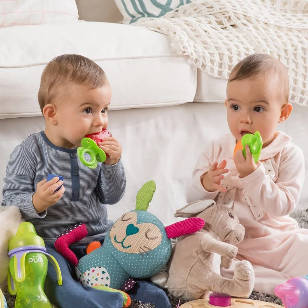 PUR ยางกัดรูปผลไม้ มีที่จับ Water Filled Teether