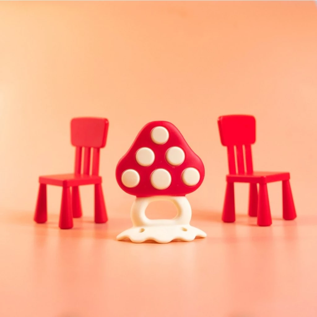 RICHELL ยางกัดซิลิโคนผลไม้