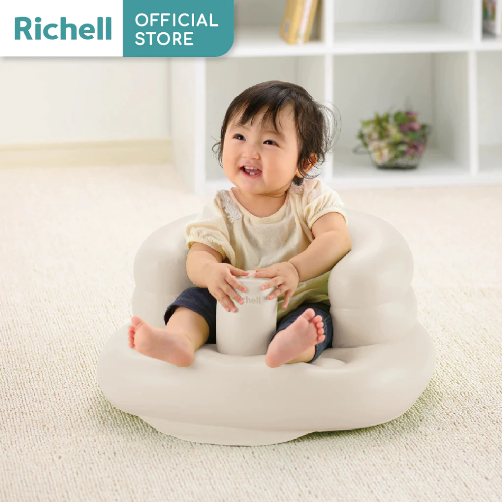 RICHELL เก้าอี้เด็กเป่าลมฝึกหัดนั่ง
