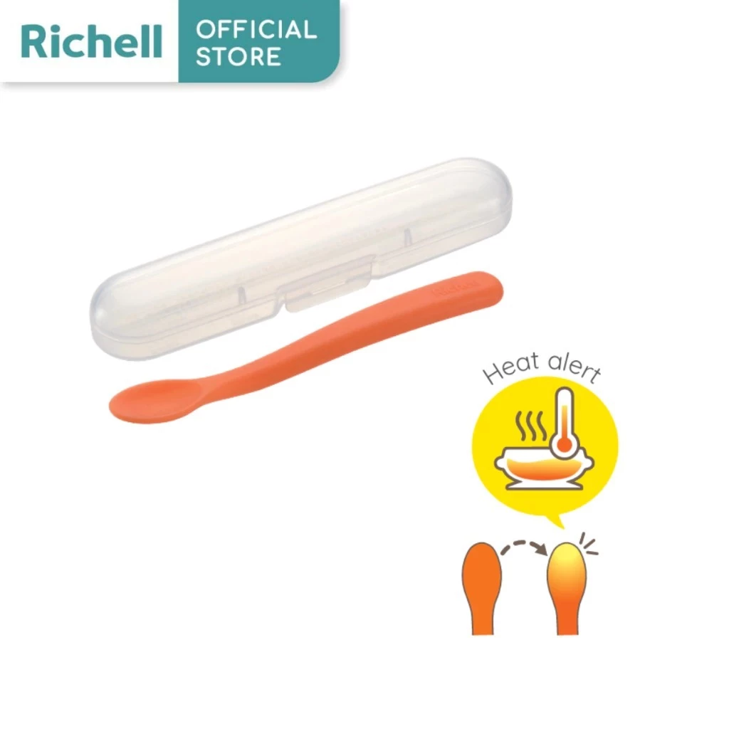 Richell ช้อนซิลิโคนเปลี่ยนสีตามอุณหภูมิ
