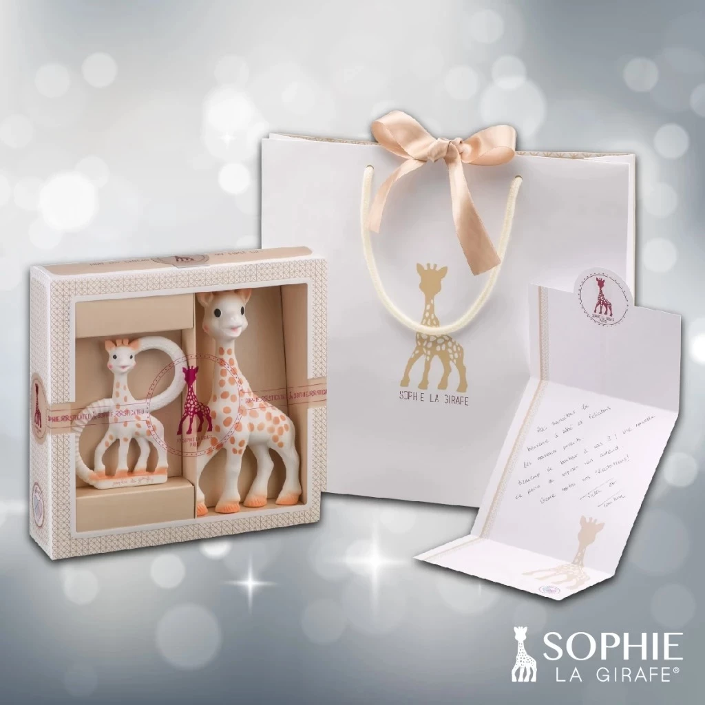 SOPHIE LA GIRAFE Ready to Give Birth Gift Set เซ็ทยางกัดโซฟี 2 ชิ้น (0m+) (9)