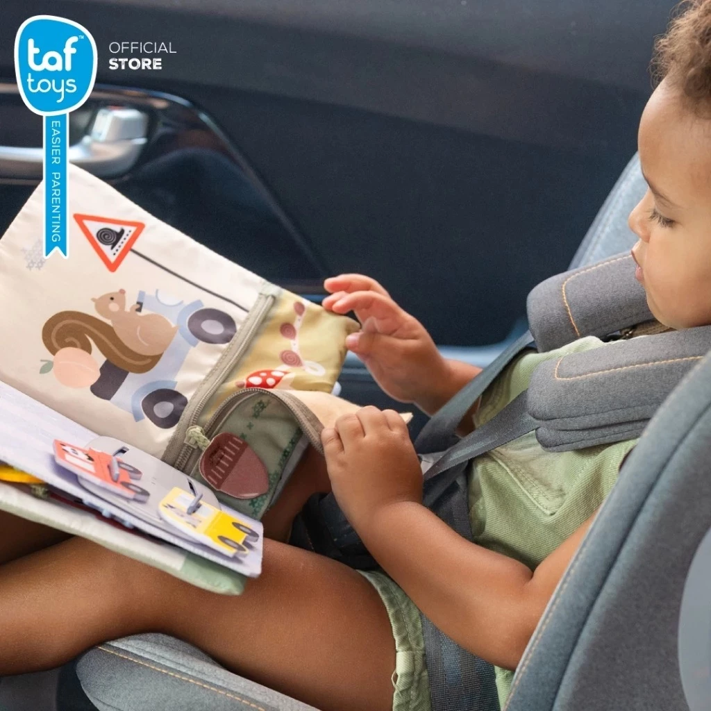Taf Toys หนังสือผ้ากิจกรรมจำลองการขับรถ Ride Time Busy Book (18m+) Taf Toys หนังสือผ้ากิจกรรมจำลองการขับรถ Ride Time Busy Book (18m+)
