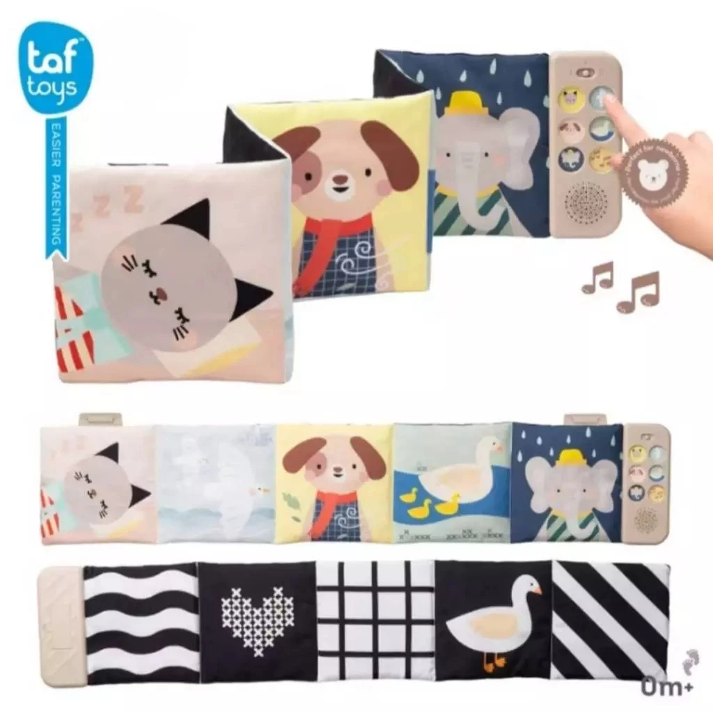Taf Toys หนังสือผ้าเสียงดนตรี ของเล่นเสริมพัฒนาการ Soothing Sounds Book (0m+)