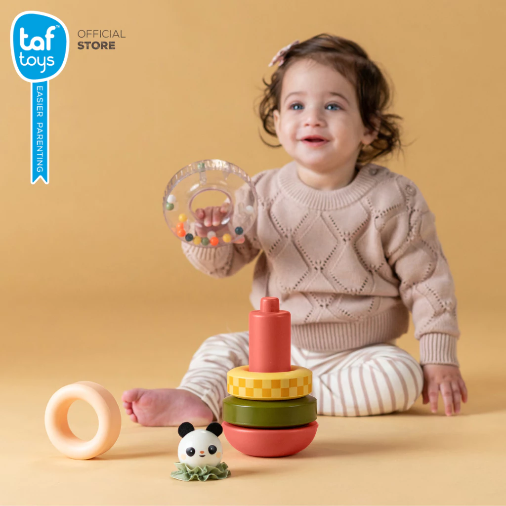 Taf Toys Stack-a-Panda / Bear – ของเล่นห่วงเรียงซ้อน