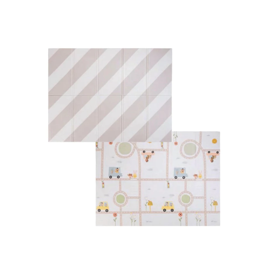 Taf Toys แผ่นรองคลานสำหรับเด็ก Highway Adventures Foam Mat (0m+)