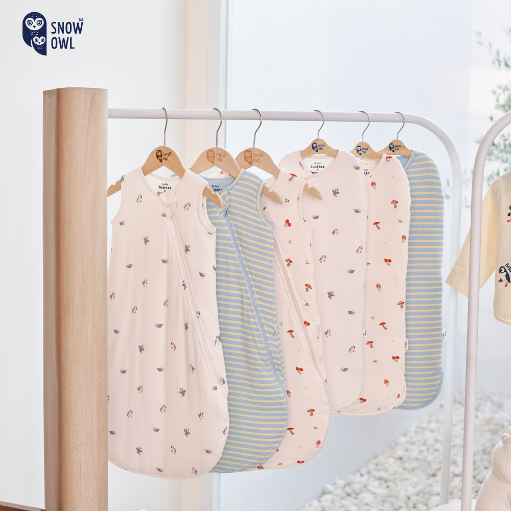 Charles x Snow Owl ผ้าห่อตัวสำเร็จรูป รุ่น Baby Swaddle 0-3 เดือน