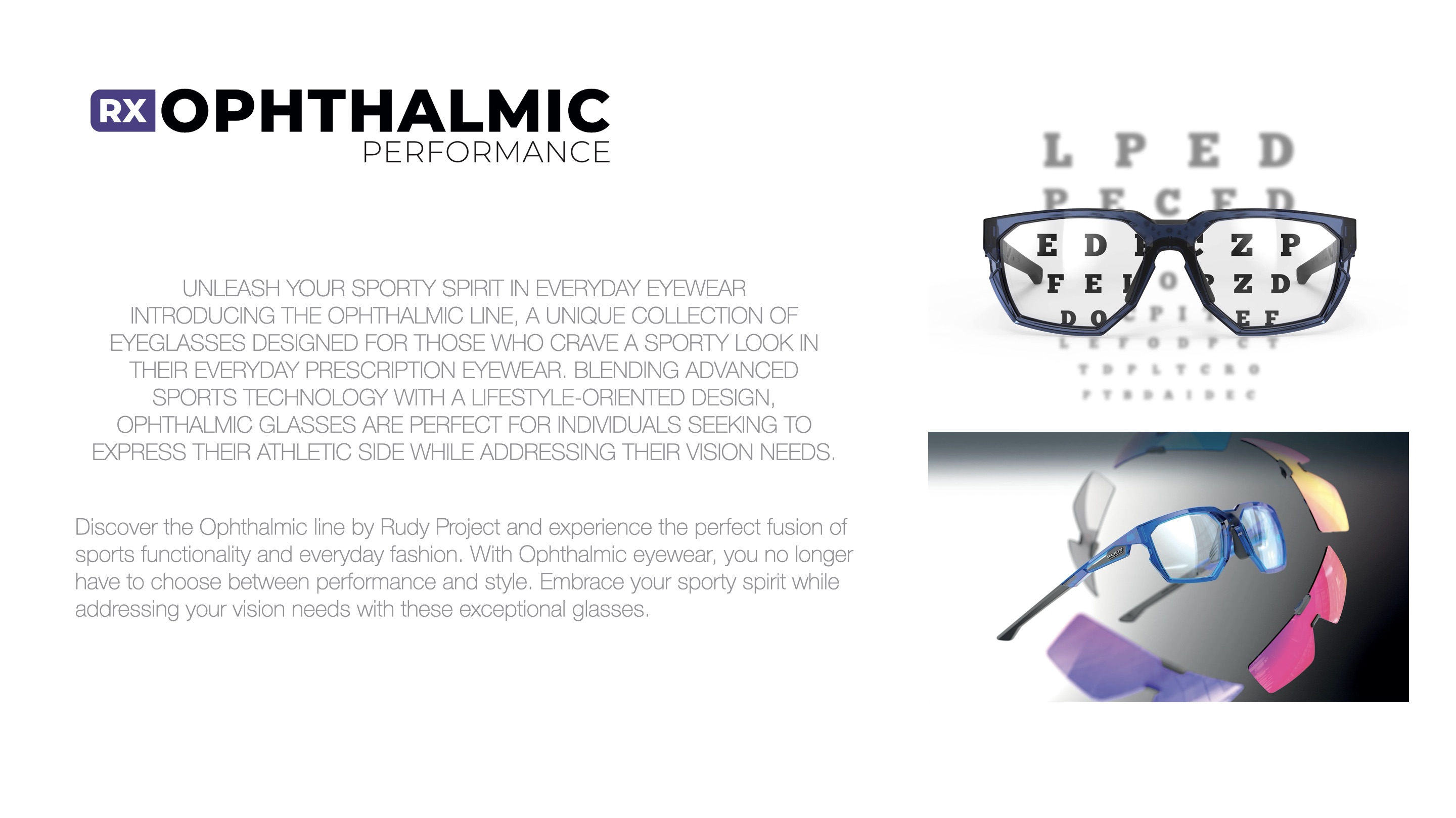 Optic Lens Rx แว่นตากีฬาสายตา Rudy Project - Prescription Technology