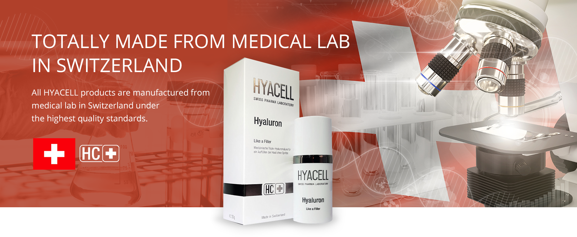HYACELL เซรั่ม hyaluron จากประเทศสวิตเซอร์แลนด์
