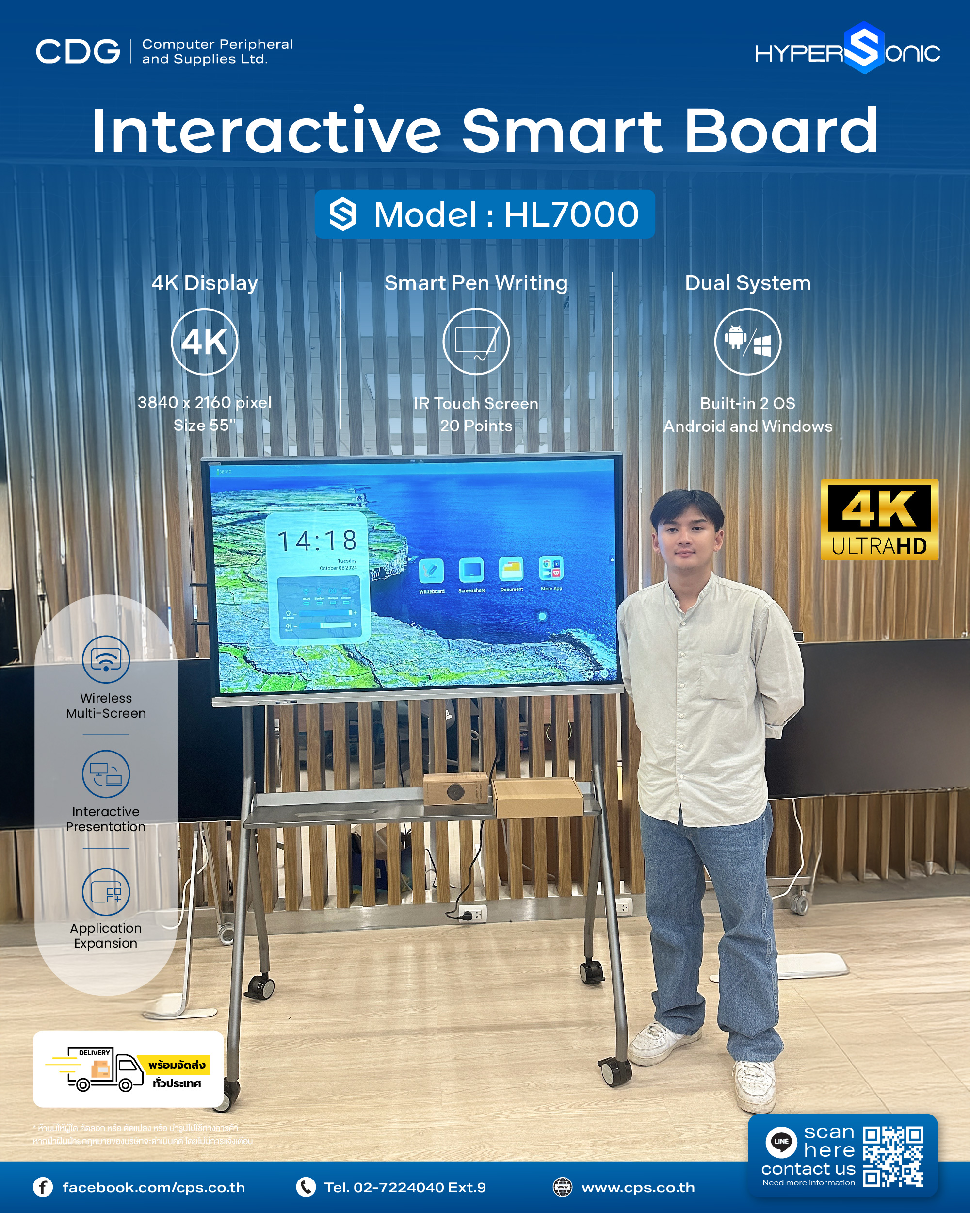 Interactive Board HL7000 (Smart Board)