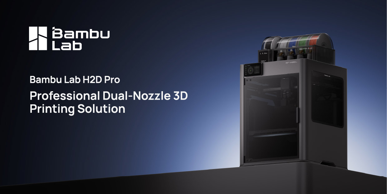 Bambu Lab H2D Pro Professional Dual-Nozzle 3D Printing Solution